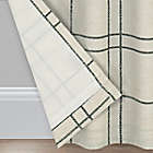 Alternate image 1 for Simply Essential&trade; Altura Windowpane 84-Inch Grommet Curtain Panel in Ivory (Single)