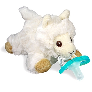 RaZbaby&reg; RaZbuddy Llama Pacifier Holder with Removable JollyPop Pacifer. View a larger version of this product image.