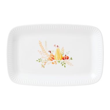 Lenox&reg; Profile Harvest Rectangular Platter in White. View a larger version of this product image.
