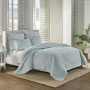 Fern 2-Piece Reversible Twin Quilt Set in Spa. View a larger version of this product image.