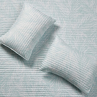 Fern 3-Piece Reversible Full/Queen Quilt Set in Spa. View a larger version of this product image.