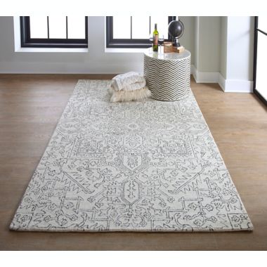 Weave & Wander Natal IX 5' x 8' Area Rug in Ivory/Multi | Bed Bath