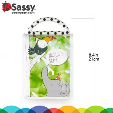 Sassy&reg; Who Loves Baby&#63; Look Book Photo Album. View a larger version of this product image.