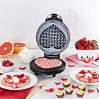 Alternate image 1 for Dash&reg; Express Heart-Shape Waffle Maker in Red
