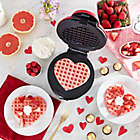 Alternate image 3 for Dash&reg; Express Heart-Shape Waffle Maker in Red