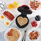 Alternate image 5 for Dash&reg; Express Heart-Shape Waffle Maker in Red