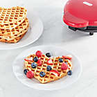 Alternate image 6 for Dash&reg; Express Heart-Shape Waffle Maker in Red
