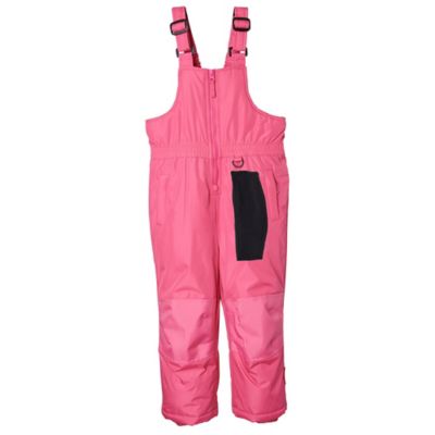 Wippette Ski Bib Coverall with Matching Head Warmer in Pink