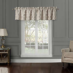Waterford® Travis Tailored Window Valances in Mocha (Set of 2)