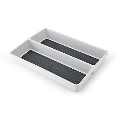 Simply Essential&trade; Small Utensil Tray in Light Grey/Dark Grey. View a larger version of this product image.