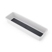 Simply Essential&trade; 3-Inch x 12-Inch Drawer Organizer in Light Grey/Dark Grey