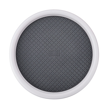 Simply Essential&trade; 9-Inch Non-Skid Turntable in Light Grey/Dark Grey. View a larger version of this product image.