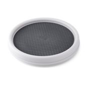 Simply Essential&trade; 9-Inch Non-Skid Turntable in Light Grey/Dark Grey