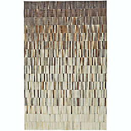 Weave & Wander Zenna Tile 8' x 10' Area Rug in Dark Grey/Multi