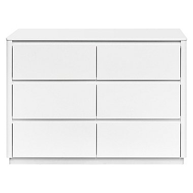 Babyletto&reg; Bento 6-Drawer Nursery Double Dresser in White. View a larger version of this product image.