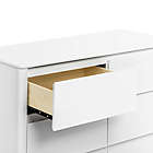 Alternate image 3 for Babyletto&reg; Bento 6-Drawer Nursery Double Dresser in White