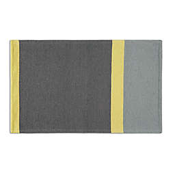Simply Essential™ Colorblock 32-Inch Woven Kitchen Mat in Grey