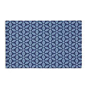 Simply Essential&trade; Mosaic 32-Inch Woven Kitchen Mat in Blue