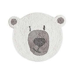 Marmalade™ 25-Inch x 29-Inch Polar Bear Bath Rug in White/Grey