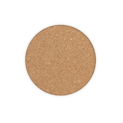 Simply Essential&trade; Round Cork Coasters in Tan (Set of 8)