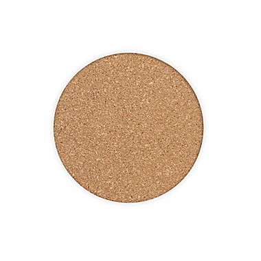 Simply Essential&trade; Round Cork Coasters in Tan (Set of 8). View a larger version of this product image.