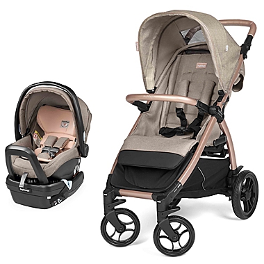 Peg Perego Booklet 50 Travel System in Mon Amour/Rose Gold. View a larger version of this product image.