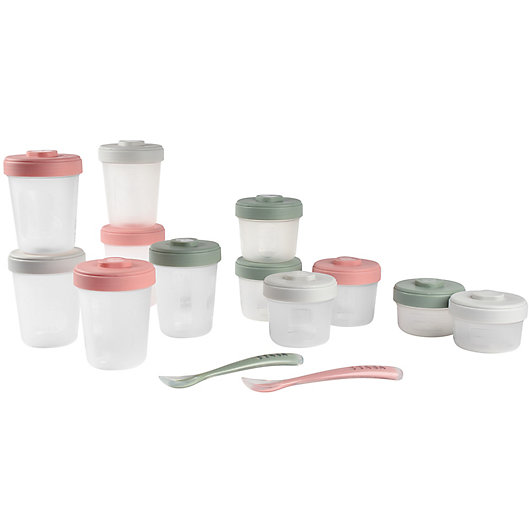 Alternate image 1 for BEABA® Clip 14-Piece Food Storage Container and Spoon Set