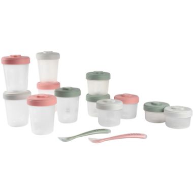 BEABA&reg; Clip 14-Piece Food Storage Container and Spoon Set. View a larger version of this product image.