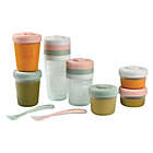 Alternate image 2 for BEABA&reg; Clip 14-Piece Food Storage Container and Spoon Set in Eucalyptus