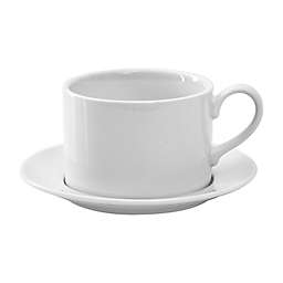 Our Table™ Simply White 2-Piece Espresso Cup and Saucer Set