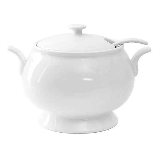 Alternate image 1 for Our Table™ Simply White Soup Tureen with Ladle