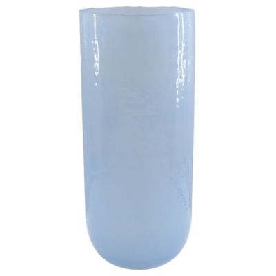 Everhome&trade; 15-Inch Decorative U-Shaped Vase in Blue
