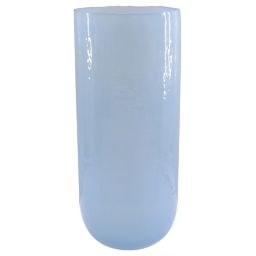 Everhome™ 15-Inch Decorative U-Shaped Vase in Blue