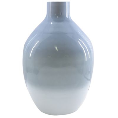 Everhome&trade; 18-Inch Decorative Ombre Vase in Blue
