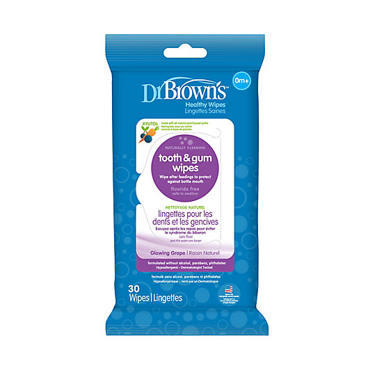 Alternate image 1 for Dr. Brown's® 30-Count Tooth and Gum Wipes