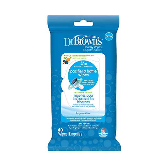 Alternate image 1 for Dr. Brown's® 40-Pack Pacifier and Bottle Wipes