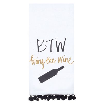 Kay Dee Designs &quot;Wine Experts Bring The Wine&quot; Flour Sack Kitchen Towel