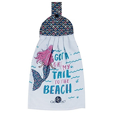 Kay Dee Designs Southern Couture Mermaid Tie Kitchen Towel. View a larger version of this product image.