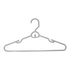 Alternate image 3 for Simply Essential&trade; Attachable Hangers in Grey (Set of 10)