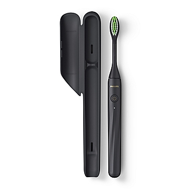 Philips One by Sonicare&reg; Rechargeable Toothbrush in Black. View a larger version of this product image.