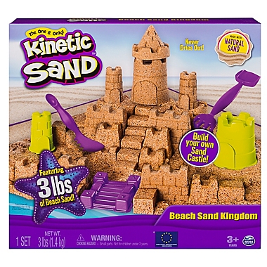 Kinetic Sand&trade; Beach Sand Kingdom Playset. View a larger version of this product image.