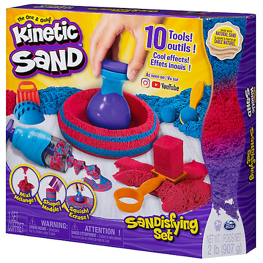 Alternate image 1 for Kinetic Sand™ SANDisfactory™ Playset in Red/Blue