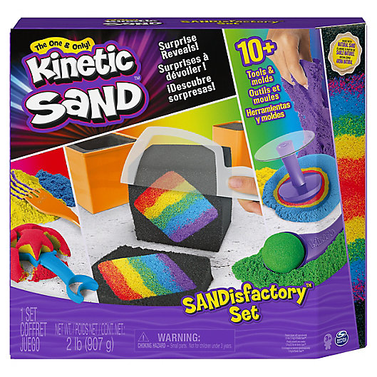 Alternate image 1 for Kinetic Sand™ SANDisfactory™ Playset