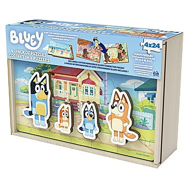 Spin Master Games Bluey Wood Scene 24-Piece Puzzle. View a larger version of this product image.