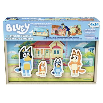Spin Master Games Bluey Wood Scene 24-Piece Puzzle