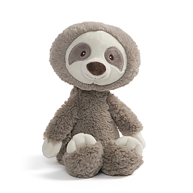 Baby GUND&reg; Baby Toothpick Reese Sloth Plush Toy in Dark Grey. View a larger version of this product image.
