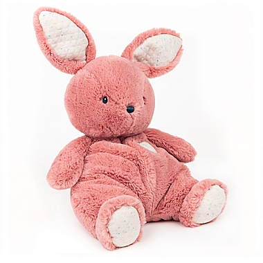 GUND&reg; Oh So Snuggly Large Bunny Plush Toy in Pink. View a larger version of this product image.