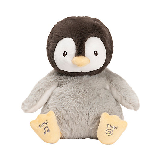 Alternate image 1 for GUND® Baby Animated Kissy The Penguin Plush Toy