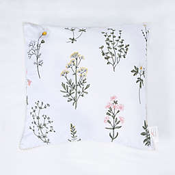 Bee & Willow™ Embroidered Square Throw Pillow in White