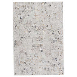 Jaipur Living Alcina Abstract Area rug in Light Grey/Gold